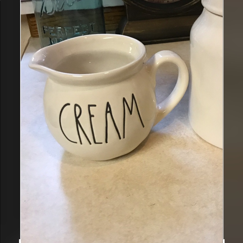 Rae Dunn cream pour